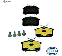 HELLA 8DB 355 017-711 Brake pad set
