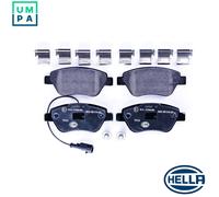 Brake Pad Set HELLA 8DB 355 018-821 Fits Alfa Romeo Fiat Lancia 500 C Bravo