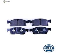 Hella Brake Pad Set 8DB 355 019-701 - Fits Mercedes-Benz M-Class, GL-Class, GLE