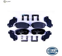 HELLA 8DB 355 020-891 Brake pad set