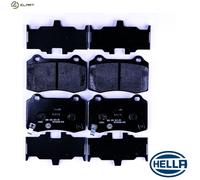 HELLA 8DB 355 021-251 Brake pad set