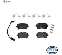 Brake Pad Set HELLA 8DB 355 025-311 Fits Audi Porsche A4 A5 A6 A7 Macan