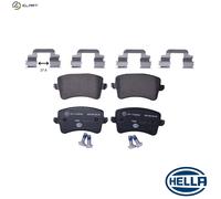 HELLA 8DB 355 025-381 Brake pad set