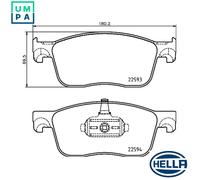 BRAKE PAD SET DISC BRAKE 8DB 355 031-541 FOR PEUGEOT EXPERT/Van/Bus TRAVELLER