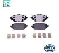 HELLA 8DB 355 040-221 Brake pad set