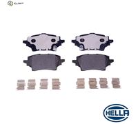 HELLA 8DB 355 040-221 Brake pad set