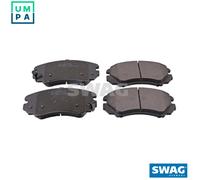 SWAG 90 91 6489 Brake pad set
