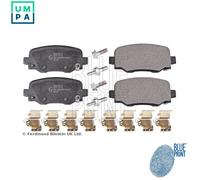 Blue Print Disc Brake Pad Set ADA104277 Rear - Fits Jeep Cherokee, 116mm with Caliper Screws