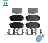 Brake Pads Set fits HYUNDAI KONA 1.0 Front 2017 on G3LC Blue Print 58101G3A00