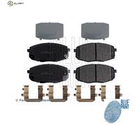 Brake Pads Set fits HYUNDAI KONA 1.0 Front 2017 on G3LC Blue Print 58101G3A00