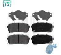 Blueprint Brake Pad Set Rear 110mm Length With Anti-Squeak Plate For Kia Sorento