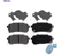 Blueprint Brake Pad Set Rear 110mm Length With Anti-Squeak Plate For Kia Sorento