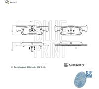 Blue Print Front Brake Pad Set ADBP420172 - Fits Renault/Dacia Logan MCV Stepway 1.5L 4cyl