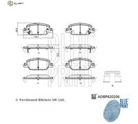 Blue Print Front & Rear Pads fits Honda Cr-V V 2016-2023 1.5 2.0