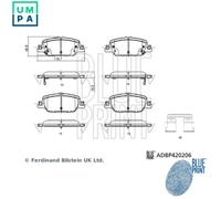 Blue Print Front & Rear Pads fits Honda Cr-V V 2016-2023 1.5 2.0