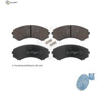 Brake Pads Set fits MITSUBISHI SHOGUN Mk2 3.2D Front 00 to 07 4M41 Blue Print