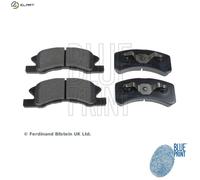 Brake Pads Set fits MITSUBISHI MIRAGE A03A 1.2 Front 2012 on Blue Print MN113093