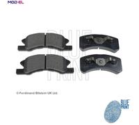 Brake Pads Set fits MITSUBISHI MIRAGE A03A 1.2 Front 2012 on Blue Print MN113093