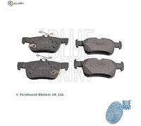 Blue Print Brake Pad Set ADF124210, with additional parts, Pack of 4