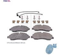 Brake Pads Set fits FORD TRANSIT CUSTOM V362 TDCi 2.2D Front 2012 on Blue Print