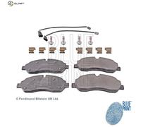 Brake Pads Set fits FORD TRANSIT CUSTOM V362 TDCi 2.2D Front 2012 on Blue Print
