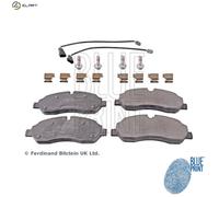 Brake Pads Set fits FORD TRANSIT CUSTOM V362 TDCi 2.2D Front 2012 on Blue Print