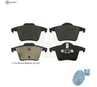 Brake pads Rear Axle ADF124224 BLUE PRINT for VOLVO XC90 I
