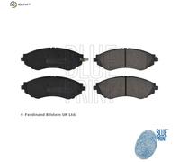 Brake Pads Set fits DAEWOO TACUMA U100 Front 1.6 1.8 2.0 2000 on Blue Print New