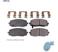 Brake Pads Set fits HYUNDAI i20 PB 1.2 Front 08 to 15 G4LA Blue Print 581010XA01