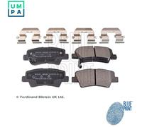 Brake Pads Set fits KIA STONIC YB 1.2 Rear 2017 on Blue Print 58302A4B10 Quality