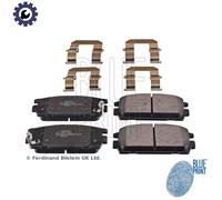 Blue Print Brake Pad Set ADG04251 Rear Disc Brake - Fits Hyundai Terracan