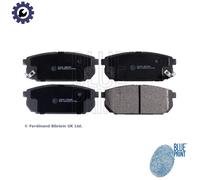Blue Print Brake Pad Set ADG04259 Rear Axle for KIA Sorento I