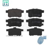 Brake pads Rear Axle ADH24281 BLUE PRINT for HONDA ACCORD VIII ACCORD IX Saloon