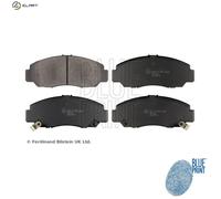 Brake Pads Set fits HONDA FR-V BE1 1.7 Front 2004 on D17A2 Blue Print Quality