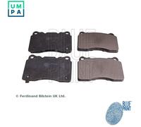 Brake Pads Set fits VOLVO V70 Mk2 2.5 Front 03 to 07 B5254T4 Blue Print 30645135