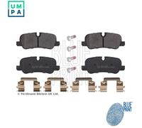 Brake Pads Set fits RANGE ROVER SPORT L320 5.0 Rear 09 to 13 Blue Print LR010664