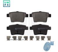 Brake Pads Set fits JAGUAR X TYPE X400 3.0 Rear 01 to 09 WB(AJV6) Blue Print New