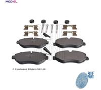 Blue Print Front Brake Pad Set fits Nissan Cabstar 2006-2013