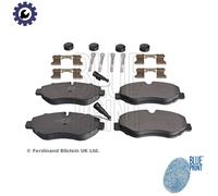 Blue Print Front Brake Pad Set fits Nissan Cabstar 2006-2013