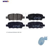 Brake Pads Set fits NISSAN QASHQAI J10 2.0 Rear 07 to 13 MR20DE Blue Print New