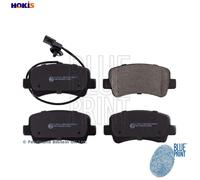 Brake Pads Set fits RENAULT MASTER Mk3 2.3D Rear 2010 on Blue Print 440600264R