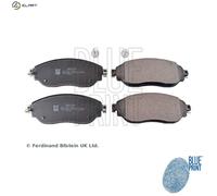 Brake Pads Set fits VAUXHALL VIVARO X82 1.6D Front 2014 on Blue Print 095518304