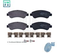 Brake Pads Set fits CITROEN BERLINGO Front 1996 on Blue Print E172124 E172227