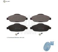Blueprint ADP154204 Disc Brake Brake Pad Set Front Braking System Fits Peugeot