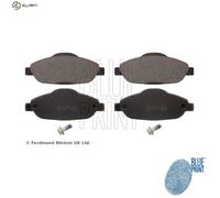 Brake Pads Set fits PEUGEOT 308 CC, Mk1 2.0D Front 07 to 14 Blue Print Quality