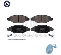 Blue Print Brake Pads Set ADP154217 - Front for PEUGEOT 206 1.4D (2001) New