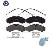 Brake Pads Set fits RENAULT MASCOTT 3.0D Front 04 to 10 ZD3A604 Blue Print New
