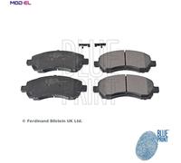 Blue Print Brake Pad Set ADS74220 Front Axle Pack of 4