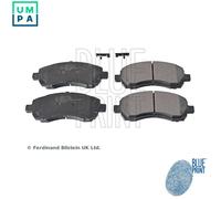 Blue Print Brake Pad Set ADS74220 Front Axle Pack of 4