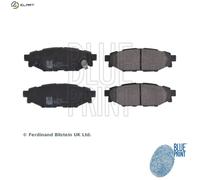 Brake Pads Set fits SUBARU XV GPD 2.0D Rear 2012 on EE20Z Blue Print 26696AG000